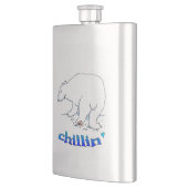 北極熊冷ステンレス鋼フラスコ フラスク (左)