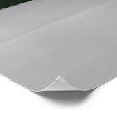 北極熊、カッブ、ノーザンライツオーロラ ポスター (角)