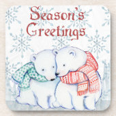 北極熊 コースター (正面)