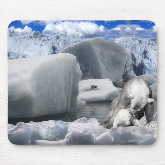 北極熊 マウスパッド (正面)