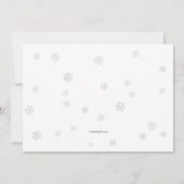 北極爆誕生パーティーの招待 招待状 (裏面)