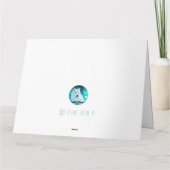 北極狼と魔法の夜、オーロラ カード (裏面)