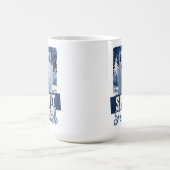 北極狼の自由の精神 コーヒーマグカップ (中央)