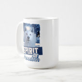 北極狼の自由の精神 コーヒーマグカップ (正面左)