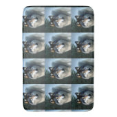 北極狼を恐れることなく バスマット (正面縦)