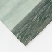 北極産のオードボンバード野生生物絵画の フリースブランケット (角)