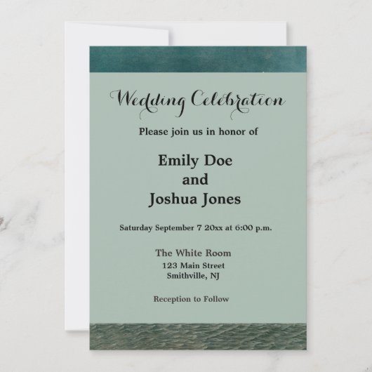 北極産のオードボンバード野生生物絵画の 招待状 (正面)