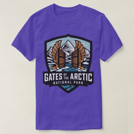 北極疑問に思国公園Tのアラスカス門 Tシャツ (デザイン正面)