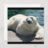 北極白くまの招待状 招待状 (正面/裏面)