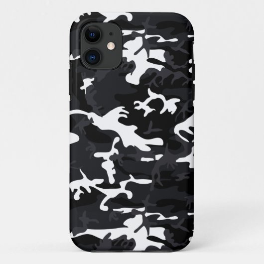 北極白ハイライトカモフラージュ Case-Mate iPhoneケース (裏面)