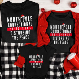 北極矯正マッチングファミリークリスマス Tシャツ