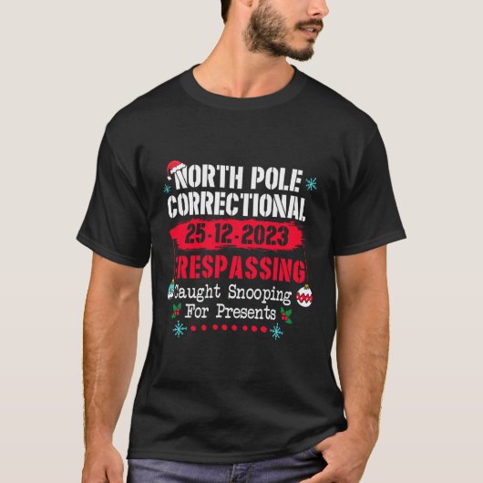 北極矯正不法侵入スヌープ Tシャツ (正面)