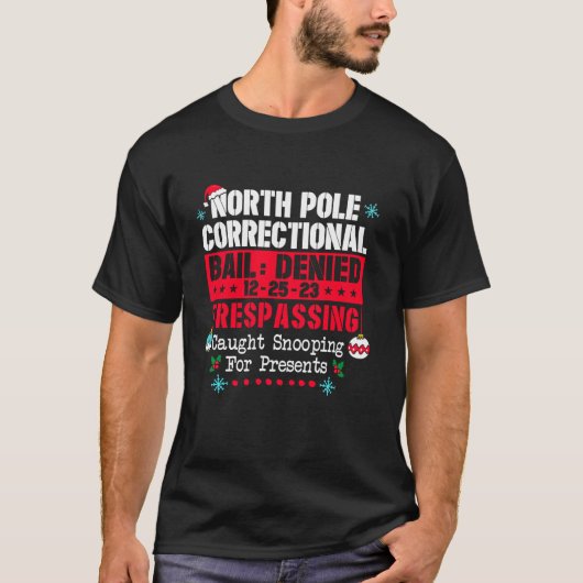 北極矯正不法侵入スヌープ Tシャツ (正面)