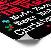 北極矯正不穏な平和衣服Matc ポスター (角)