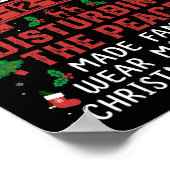 北極矯正不穏な平和衣服Matc ポスター (角)