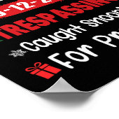 北極矯正侵入捕獲雪P ポスター (角)