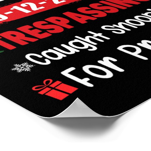 北極矯正侵入捕獲雪P ポスター (角)