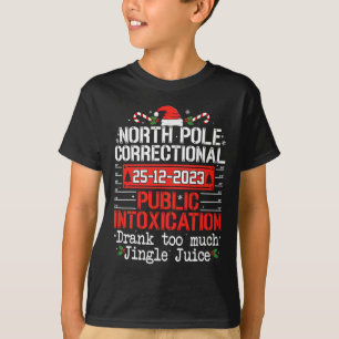 北極矯正公衆中毒ファミリー Tシャツ