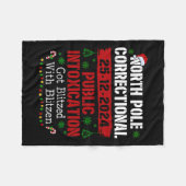 北極矯正公衆中毒得Bl フリースブランケット (正面(横))