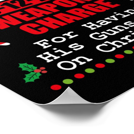 北極矯正兵器が彼の銃を撃つ ポスター (角)