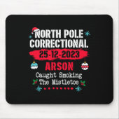 北極矯正放火がmの喫煙を捕らえた マウスパッド (正面)