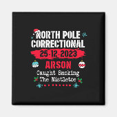 北極矯正放火がmの喫煙を捕らえた マグネット (正面)