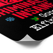 北極矯正犯罪性精神異常行った小妖精や小人 ポスター (角)