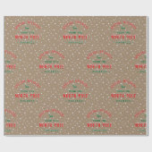 北極素朴からのクラフト特別配達 ラッピングペーパー (フラット)