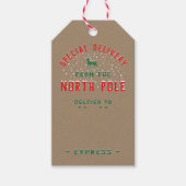 北極素朴IIからのクラフト特別配送 ギフトタグ (正面)