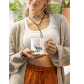 北極美しい：冬のキツネカスタム ツートーンマグカップ