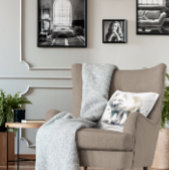 北極美しい:冬キツネ クッション