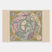 北極聖地レアマップ | ラッピングペーパーシート (正面2)