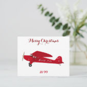 北極航空のクリスマス用はがき ポストカード (スタンド正面)