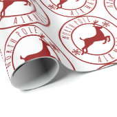 北極航空便トナカイ ラッピングペーパー (ロールコーナー)