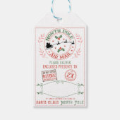 北極航空便 ギフトタグ (正面)