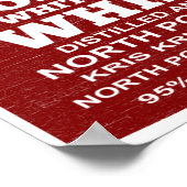 北極蒸留所のクリスマスおもしろいポスター ポスター (角)