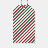 北極表現のクリスマス航空便パーソナライズされた ギフトタグ (裏面)