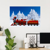 北極表現クリスマスポスター ポスター (ホームオフィス)