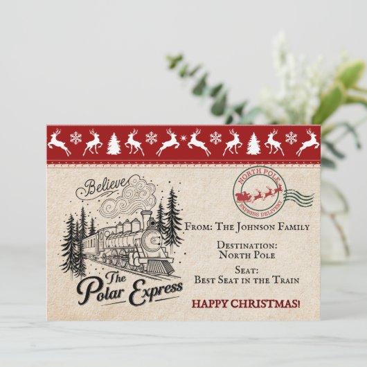 北極表現チケットへの極列車 シーズンカード (スタンド正面)