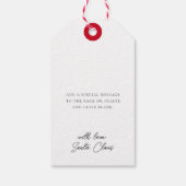 北極表現特別配達 ギフトタグ (裏面)