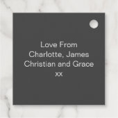 北極表現配パーソナライズされた達 フェイバータグ (裏面)