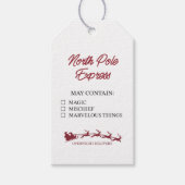 北極表現 ギフトタグ (正面)