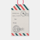 北極表現 |クリスマスエアメール ギフトタグ (正面)