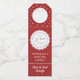 北極表現 | サンタシール | おもしろい ボトルネックタグ