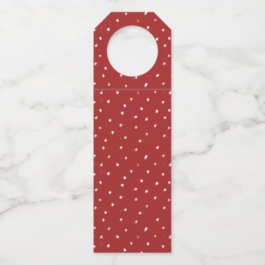 北極表現 | サンタシール | おもしろい ボトルネックタグ (裏面)