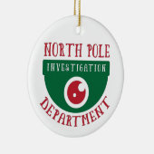 北極調査部クリスマス セラミックオーナメント (右)