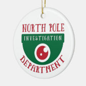 北極調査部クリスマス セラミックオーナメント (左)