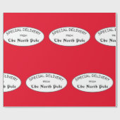 北極赤からの特別配達 ラッピングペーパー (フラット)