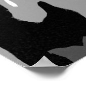 北極迷彩柄ビキニバベ ポスター (角)