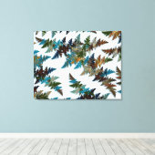 北極迷彩 キャンバスプリント (インサイチュ (ウッドフロア))